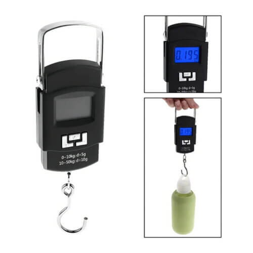 Balanza romana electrónica digital de colgar hasta 50kg