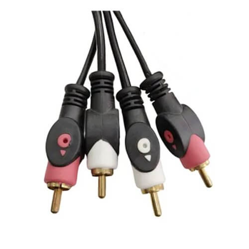 Cable 2 RCA a 2 RCA 4mts calidad superior