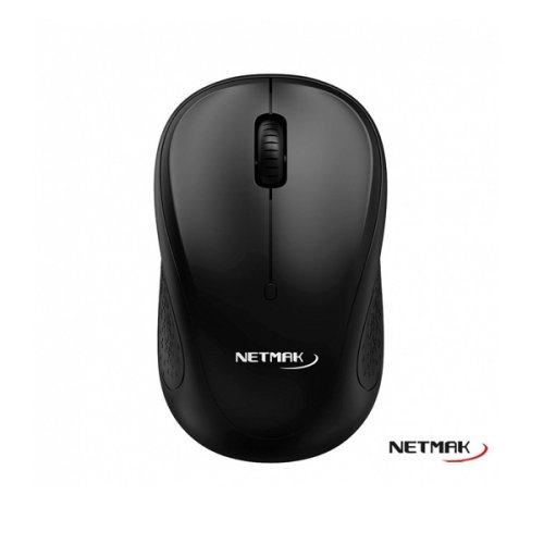 Mouse óptico inalámbrico USB Marca Netmak
