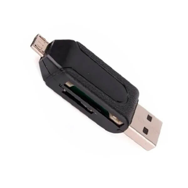ADAPTADOR LECTOR MICRO SD HEMBRA, --A -- PUERTO USB MACHO (MICRO SD - A -  USB)