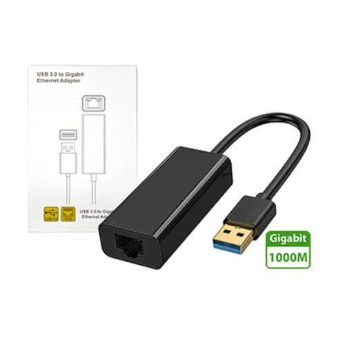 Placa de red USB 3.0 para cable RJ45 1000MBPS Gigabit