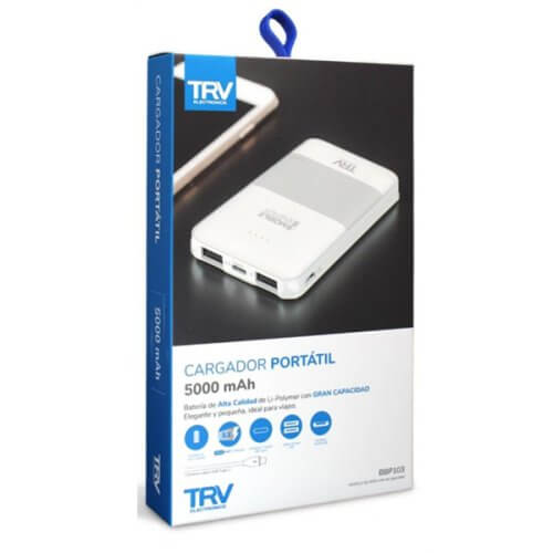Cargador portátil power bank 5000mAh TRV