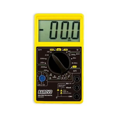 Multimetro digital tester c/buzzer 860U Barovo