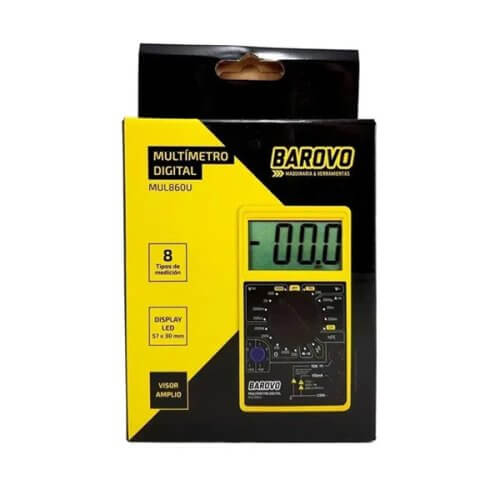 Multimetro digital tester c/buzzer 860U Barovo