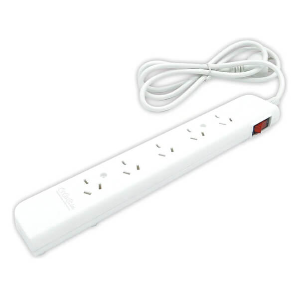 Prolongador zapatilla 5 tomas cable 1,50mts Tbcin