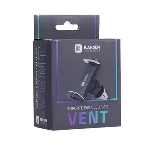 Soporte celular GPS estirable auto rejilla aire ventilación reforzado