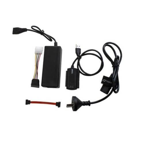 Adaptador IDE SATA a USB con fuente discos 2.5 3.5 Noga