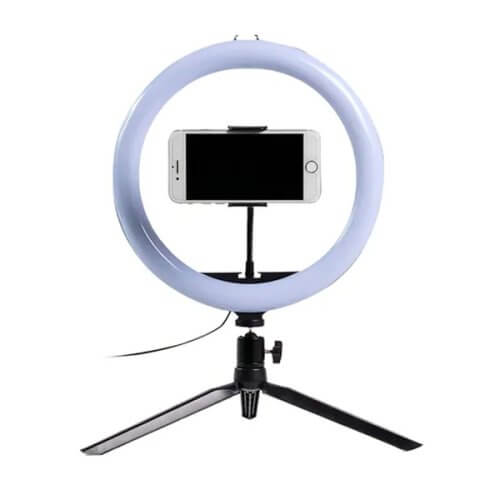Aro de luz led con tripode 10 pulgadas Netmak