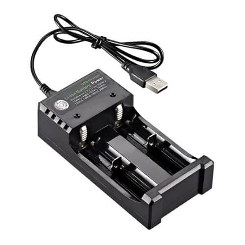 Cargador de pilas usb 18650 3.7v para 2