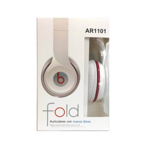 Auriculares vincha con micrófono cable extraíble Beats Fold