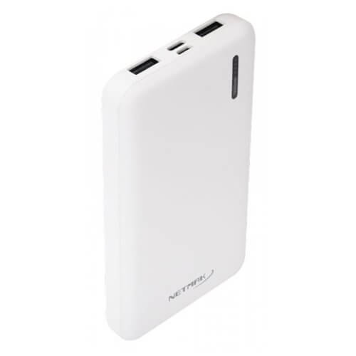 Cargador portátil power bank 10000mAh Netmak