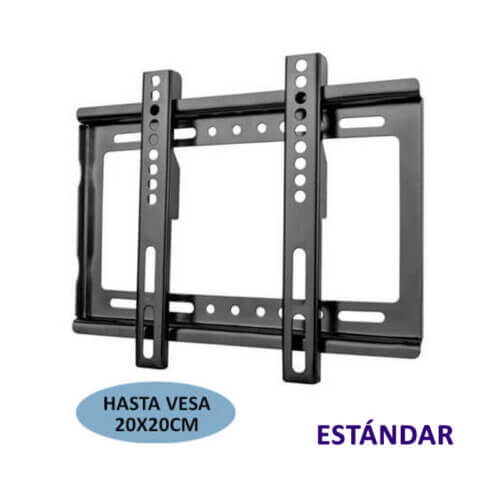 Soporte fijo de TV LCD LED monitor hasta vesa 20x20cm ESTANDAR