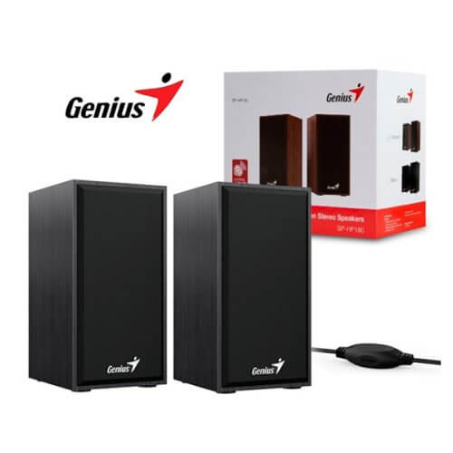 Parlantes Genius PC Negro 6W usb control de volumen