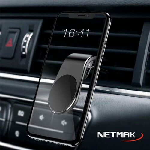 Soporte magnetico para celular GPS auto rejilla ventilación