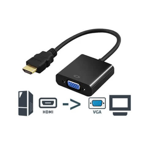 Cable HDMI a VGA OUT/IN convertidor adaptador