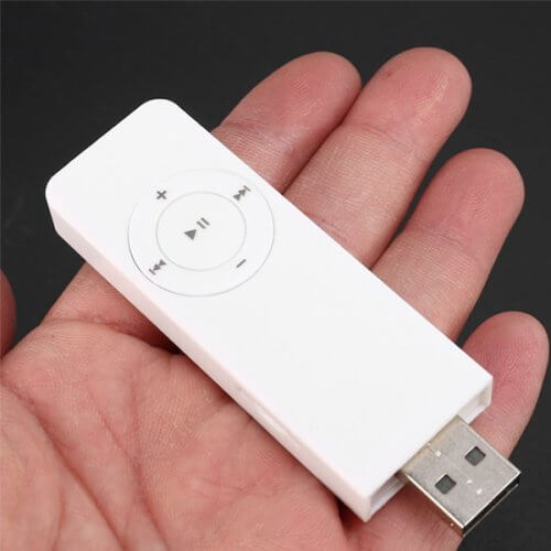 Reproductor MP3 recargable con ranura microsd