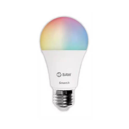 Lámpara bulbo smart led multicolor inteligente 10W BAW