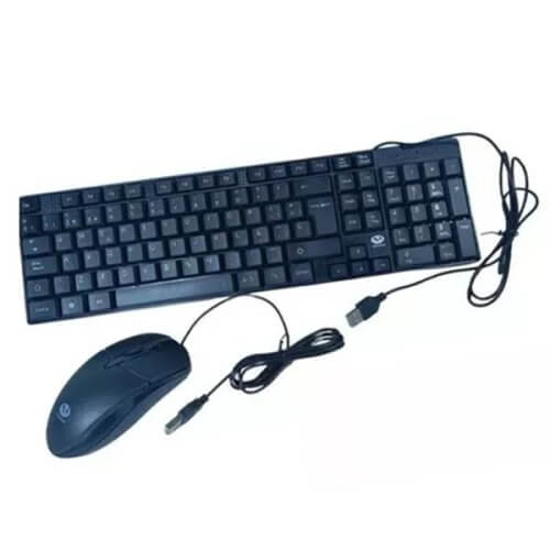 Kit teclado y mouse con cable usb Megalite