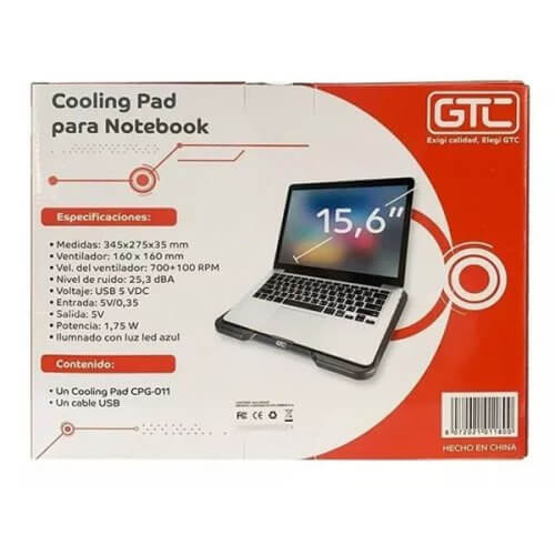 Base enfriadora para notebook cooler coolpad