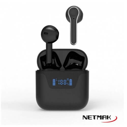 Auriculares bluetooth inalambricos netmak NETPOD