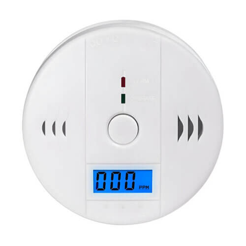 Alarma detector monóxido de carbono autónomo digital