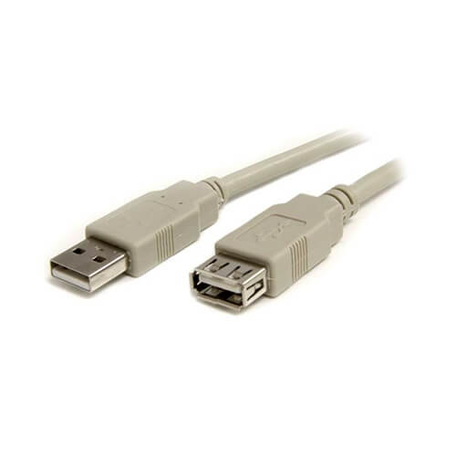 Cable Alargador Prolongador 1m USB 2.0 de Macho a Hembra para Ordenador #1