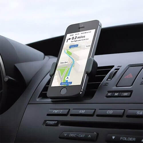 Soporte celular GPS estirable para auto rejilla aire ventilación
