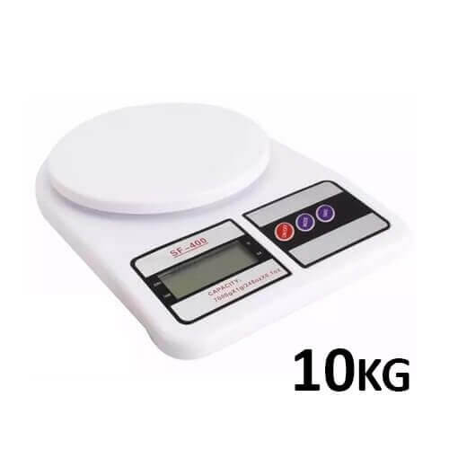 Balanza digital de cocina a pilas 10kg