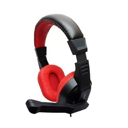 Auriculares vincha gamer Netmak nm-shadow con microfono y control de volumen