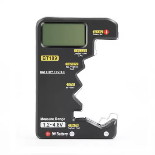 Tester probador de pilas y baterias digital