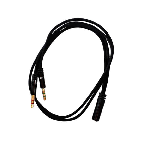 Cable adaptador para auriculares de celular a PC notebook