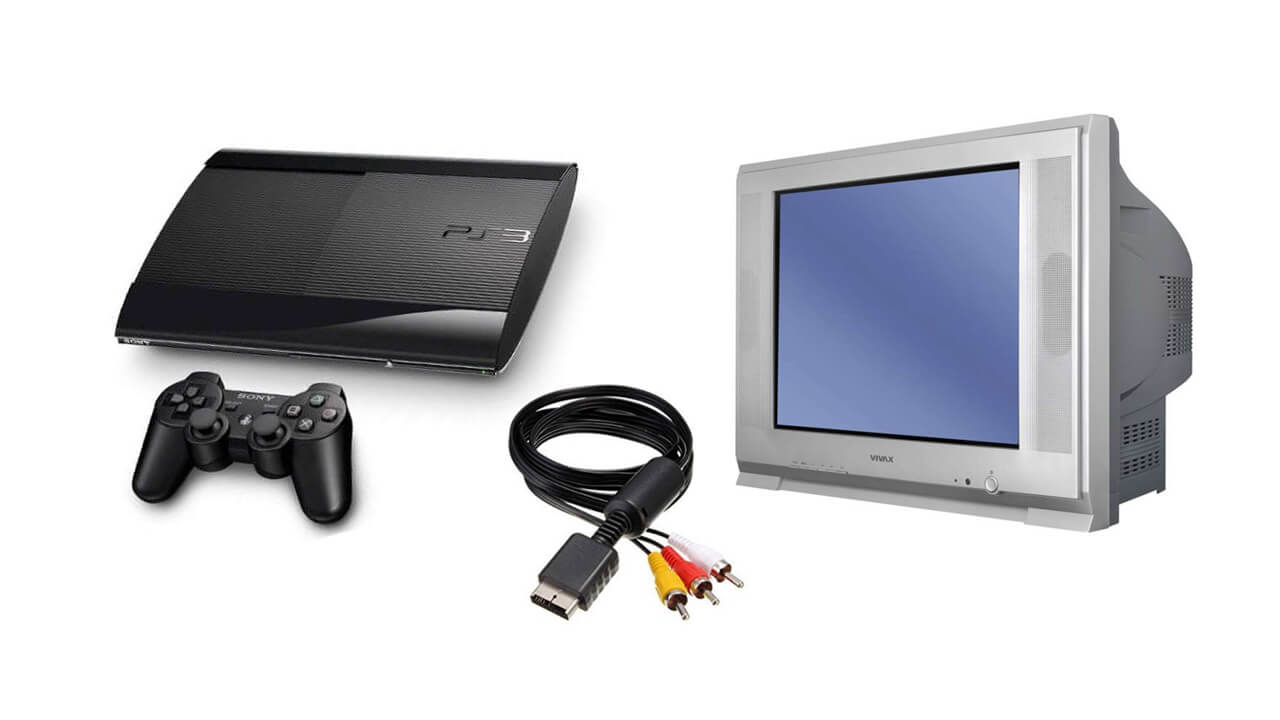 ¿Cómo conectar una PlayStation 3 a un televisor con RCA (AV)?