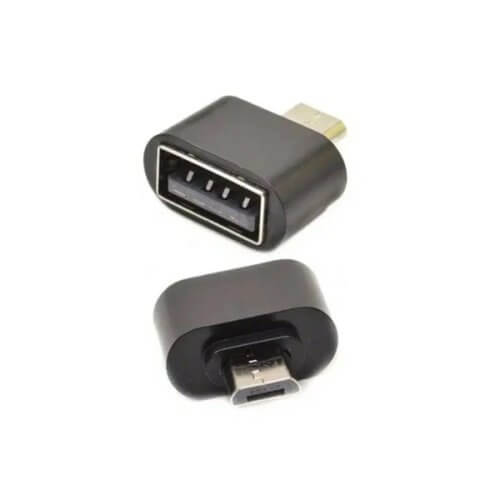 Adaptador otg usb hembra a microusb macho