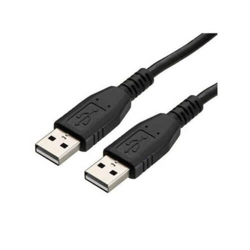 Cable usb 2.0 macho a macho 1.80 metros negro